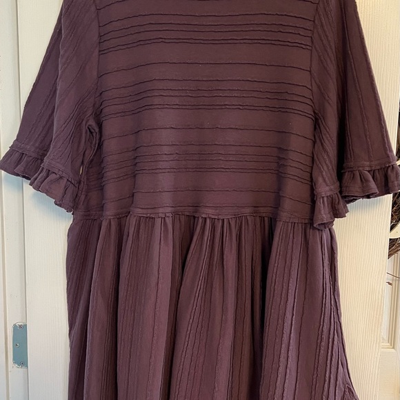 FREE PEOPLE Take a Spin Tunic size S. Color: Black Honey ( deep maroon) - Picture 10 of 13